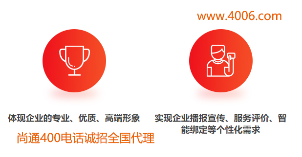 400電話體現(xiàn)企業(yè)專業(yè)、優(yōu)質(zhì)高端形象